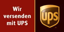 Wir versenden mit UPS  !